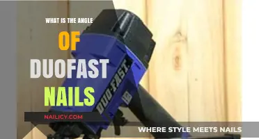Understanding the Optimal Angle for Duofast Nails in Construction