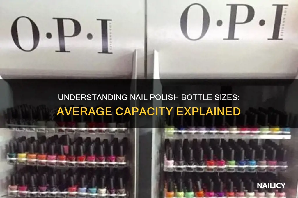 what is the average size of a nail polish bottle