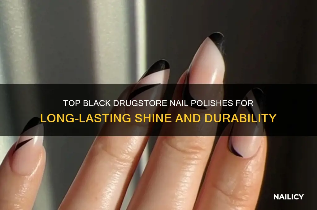 what is the best black drugstore nail polish