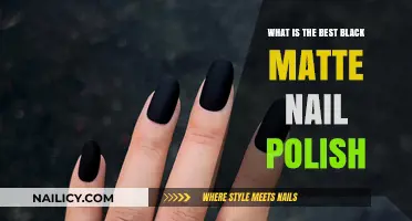 Top Black Matte Nail Polish Picks for a Sleek Look