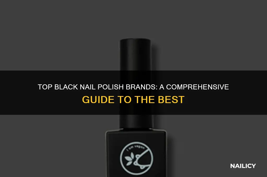 what is the best brand of black nail polish