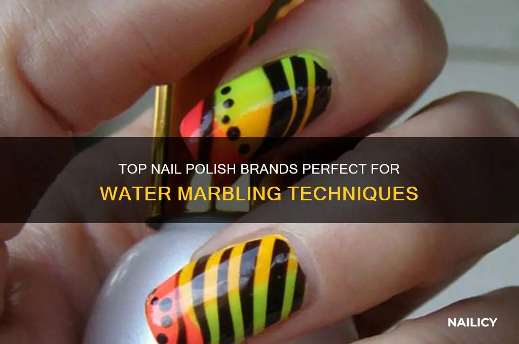 what is the best nail polish brand for water marbling