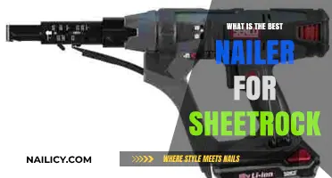 Top Sheetrock Nailer: Choosing the Perfect Tool for Drywall Installation