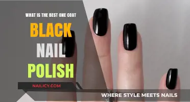 Top One-Coat Black Nail Polishes for Flawless, Long-Lasting Shine