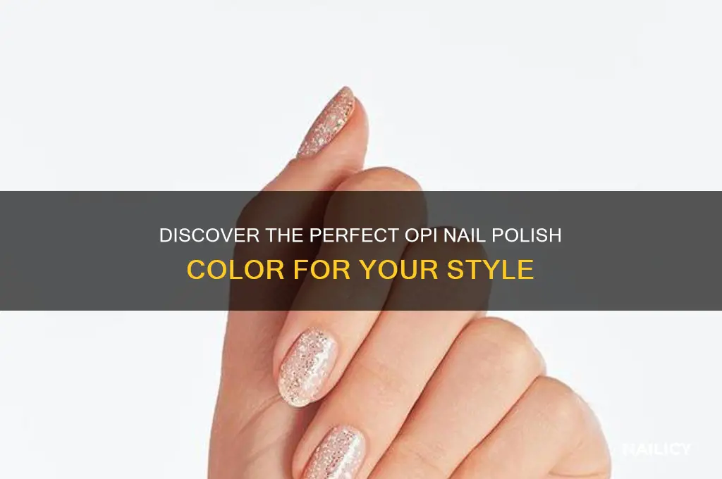 what is the best opi nail polish color