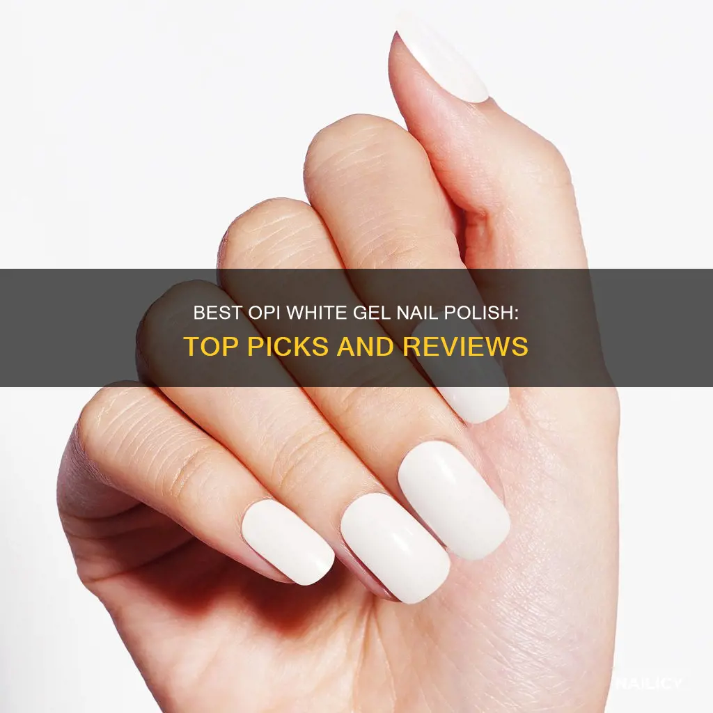 what is the best opi white gel nail polish