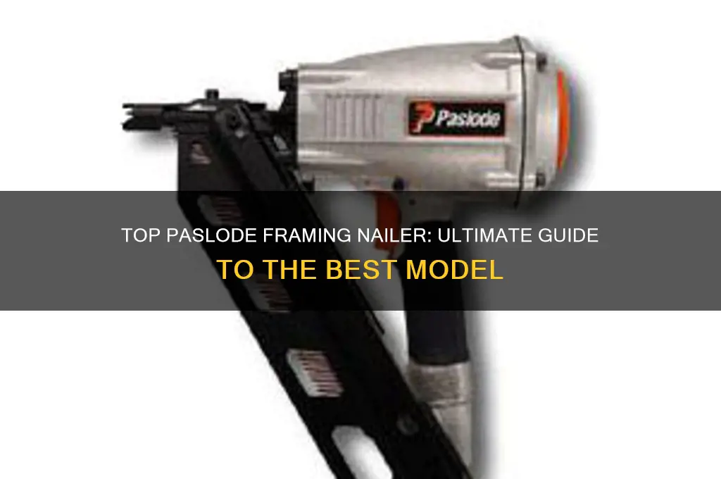 what is the best paslode framing nailer