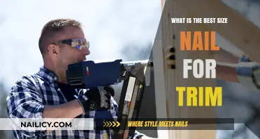 Selecting the Right Nail Size for Trim Work