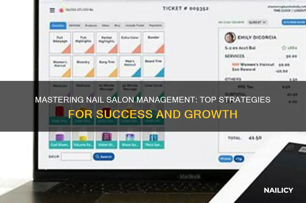 what is the best way to manage a nail salon