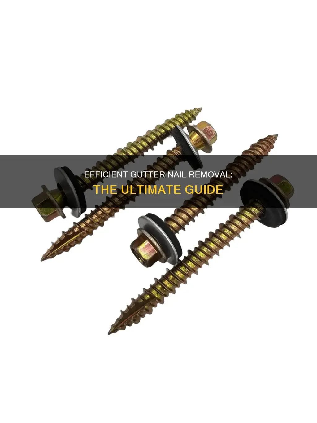 what is the best way to remove gutter nails