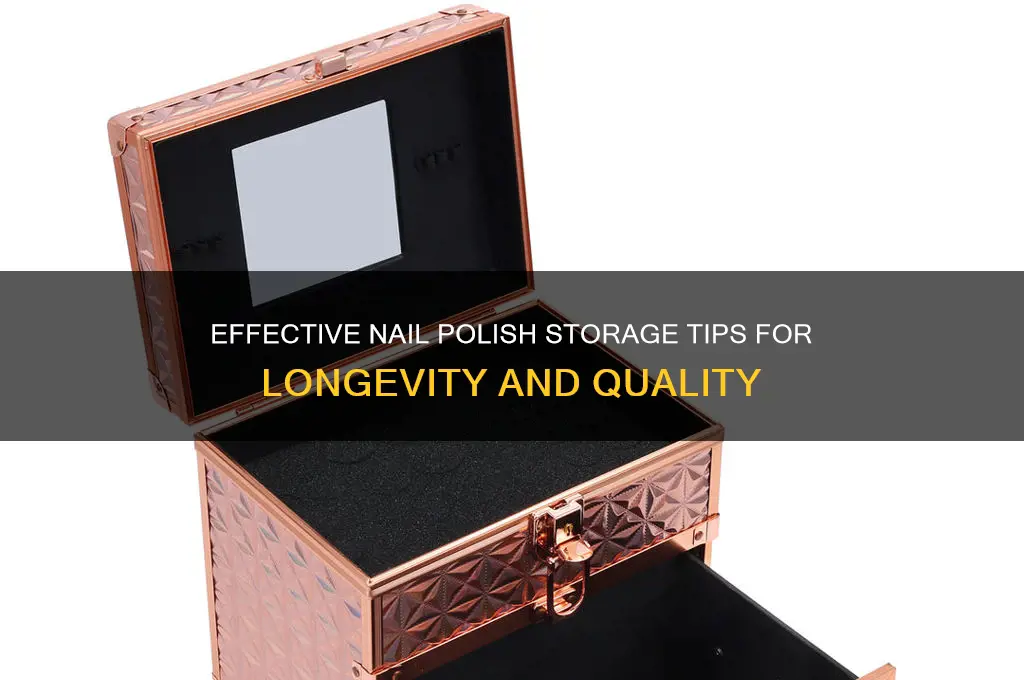 what is the best way to store nail polish