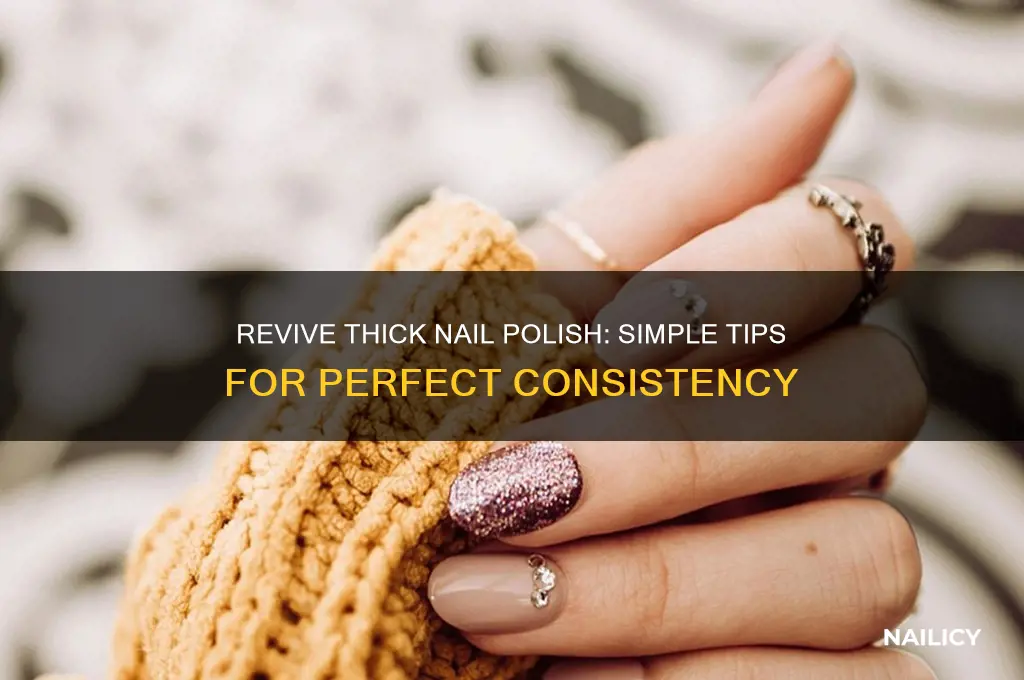 what is the best way to thin nail polish