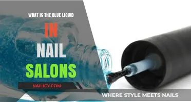 Unveiling the Mystery: What's in the Blue Liquid at Nail Salons?