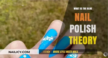 Unveiling the Blue Nail Polish Theory: A Trendy Symbolism Explained