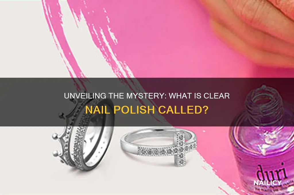 what is the clear nail polish called