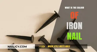 Unveiling the True Color of an Iron Nail: A Detailed Exploration