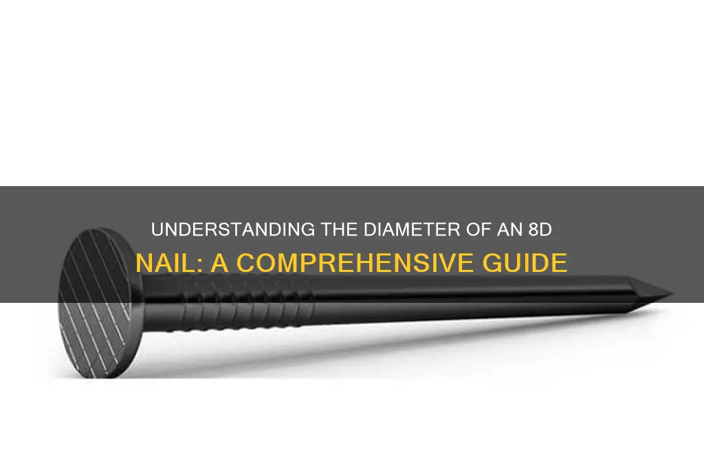 what is the diameter of an 8d nail