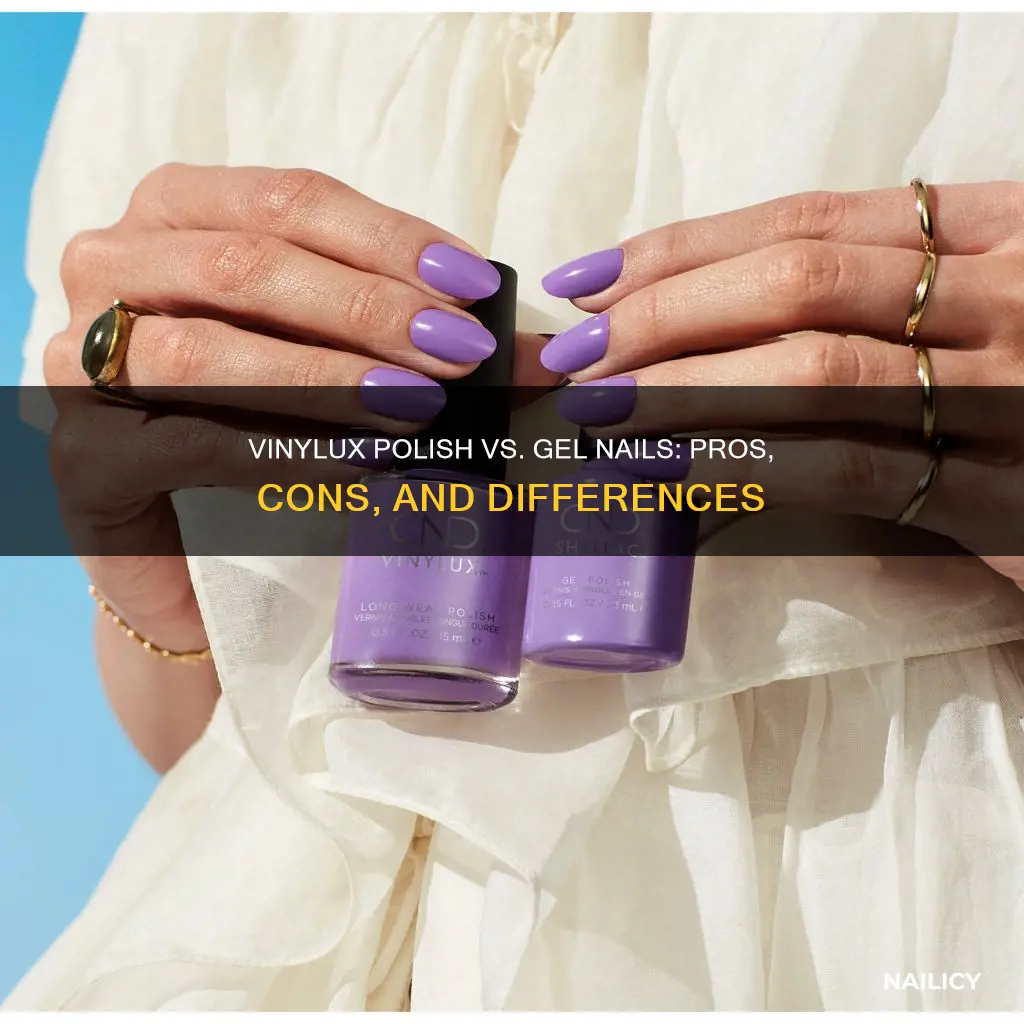 what is the diferent between vinylux polish and gel nails