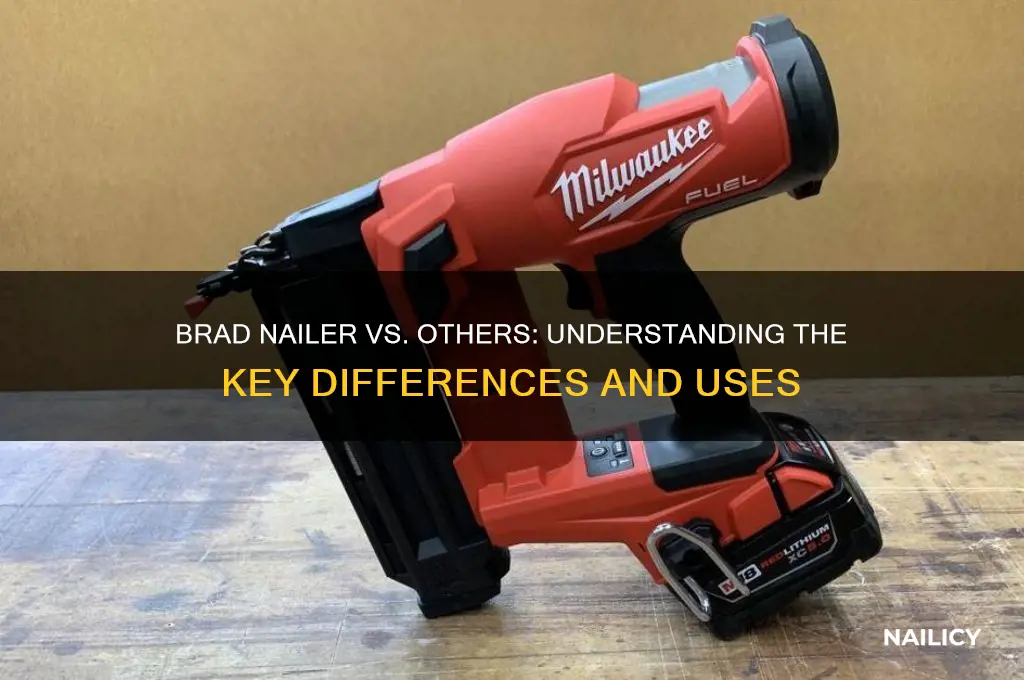 what is the difference between a brad nailer
