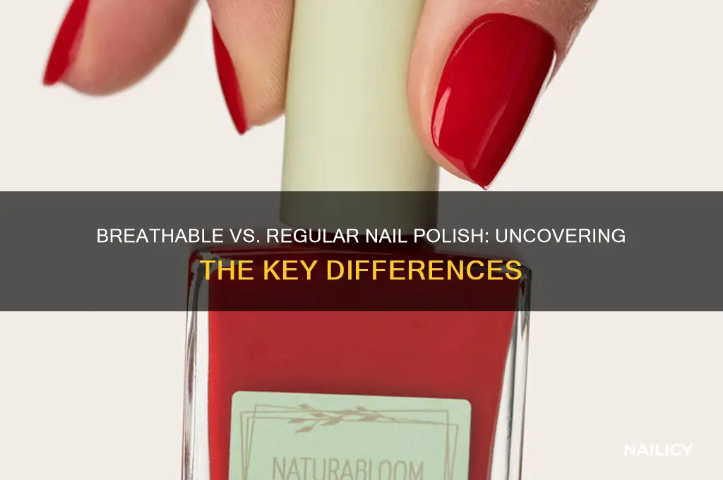 what is the difference between breathable nail polish and regular