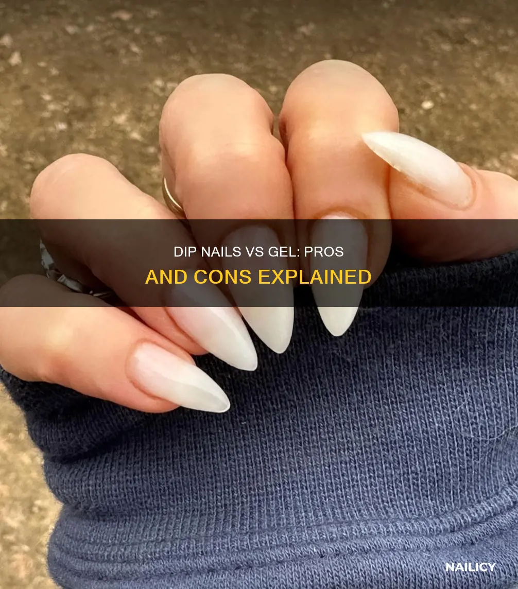 what is the difference between dip nails and gel
