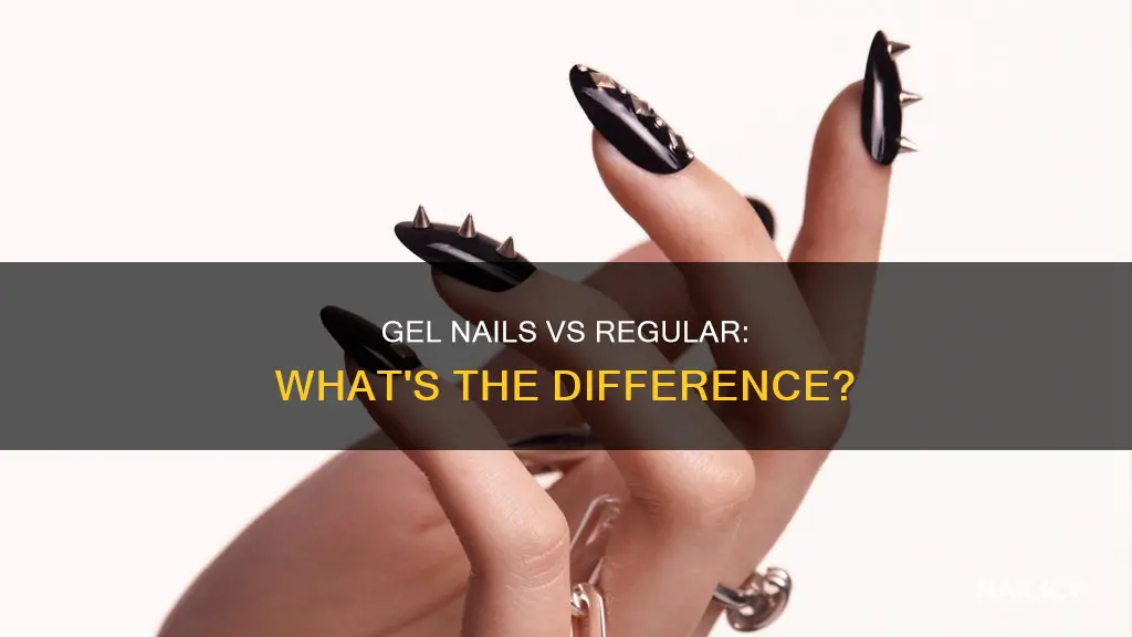 what is the difference between gel nails and regular