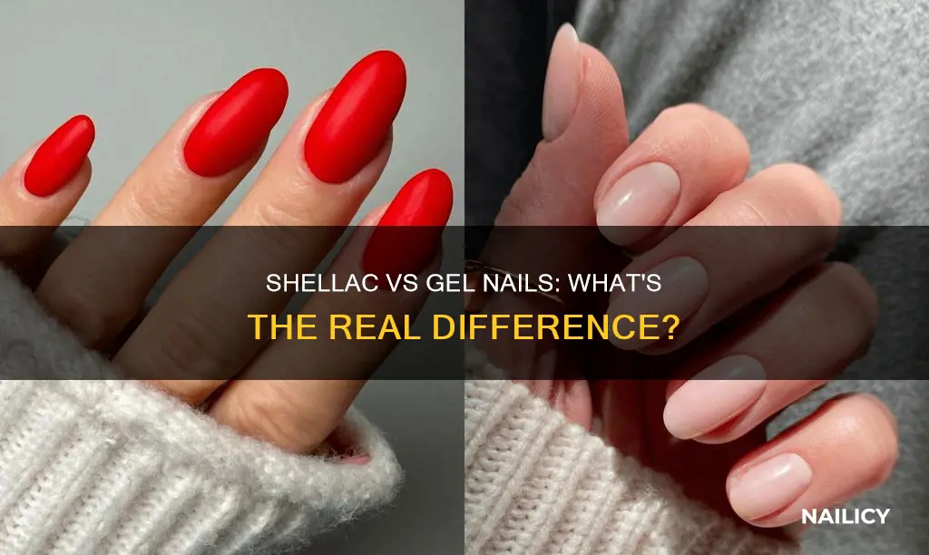 what is the difference between shellac and gel nail varnish