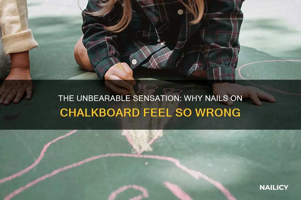 what is the feeling nails chalkboard give