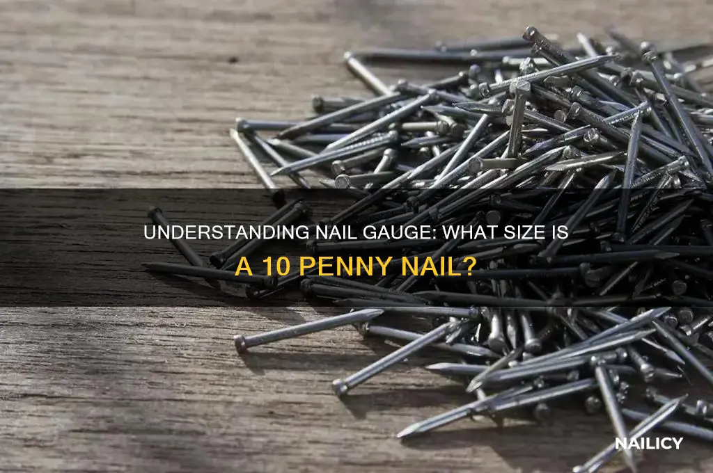 what is the gauge of a 10 nail