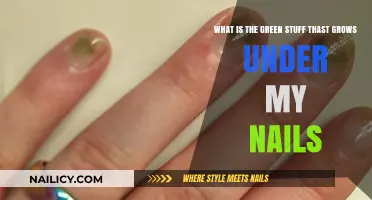 Green Nails: What's That Gunk?