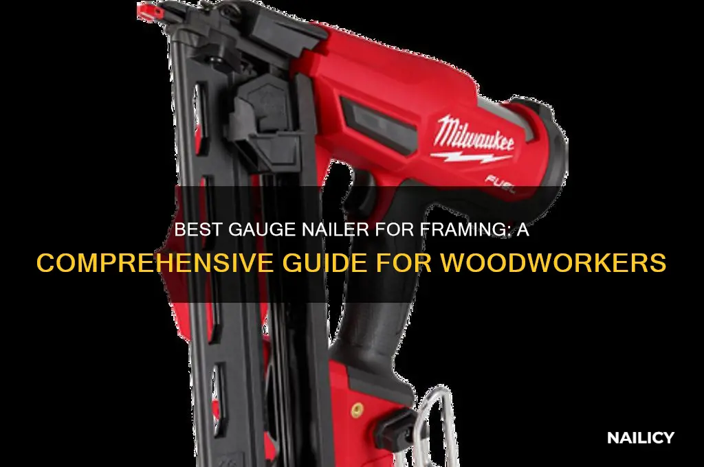 what is the guage nailer for framing