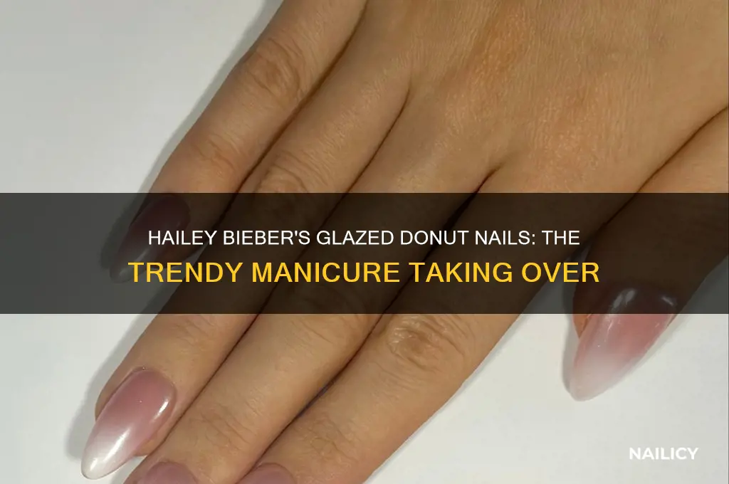 what is the hailey bieber nail trend