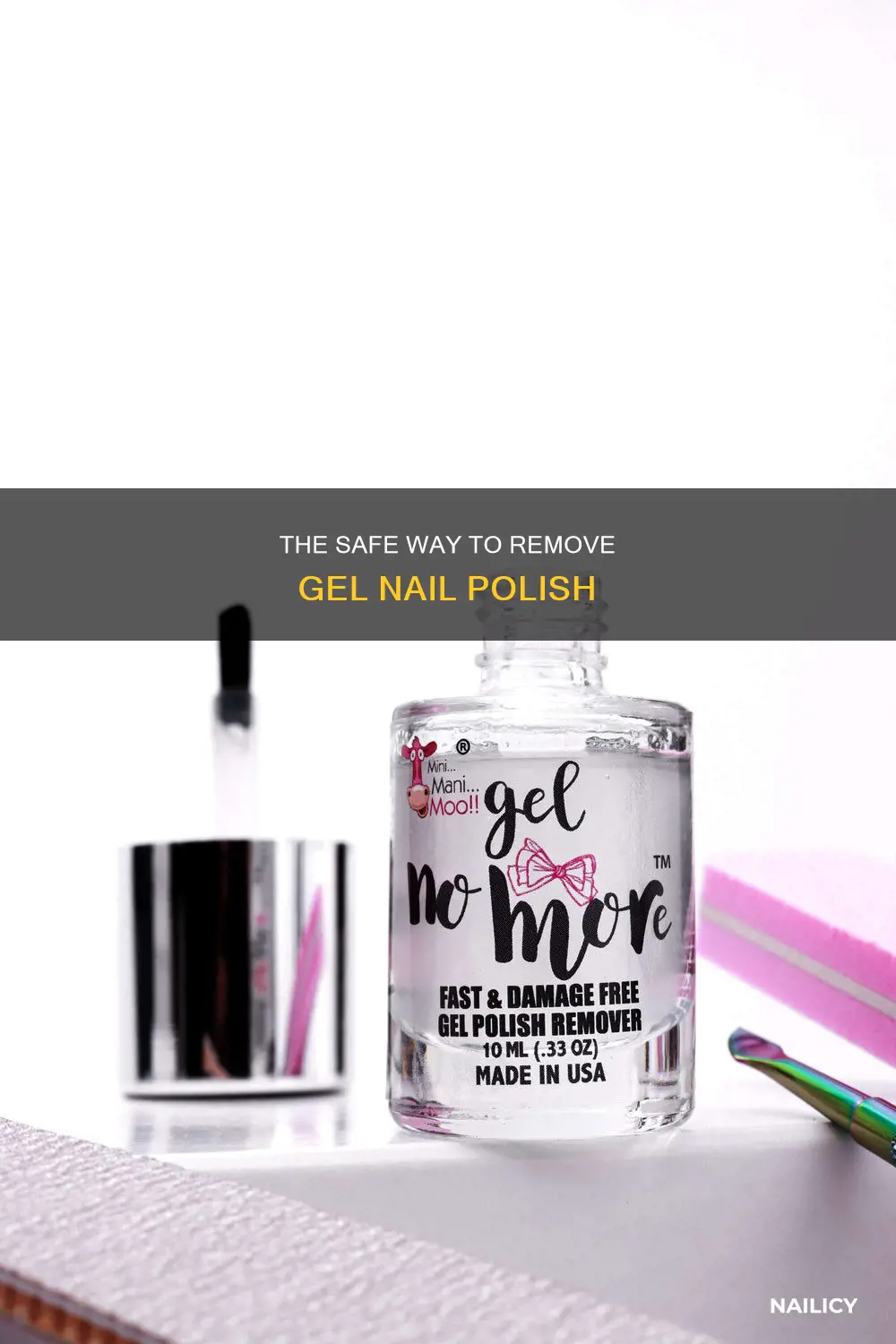what is the healthiest way to remove gel nail polish