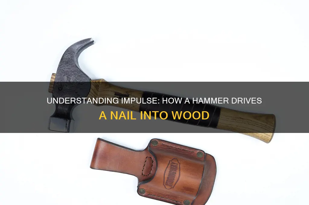what is the impulse given to the nail