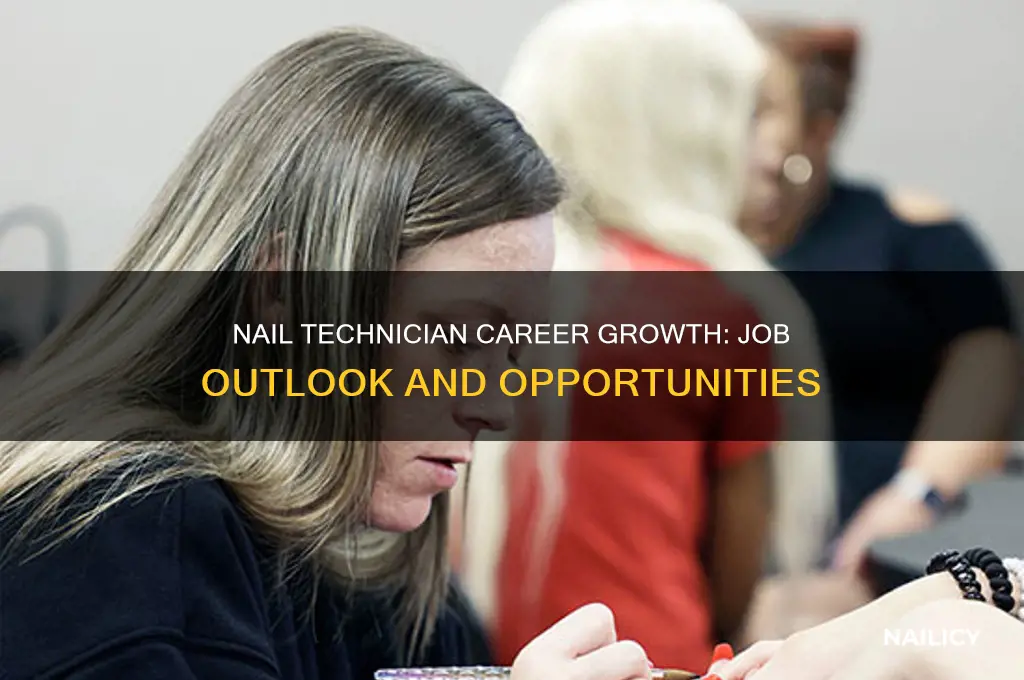 what is the job outlook for nail technicians