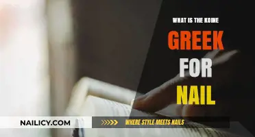 Koine Greek Translation for 'Nail': Exploring the Ancient Term