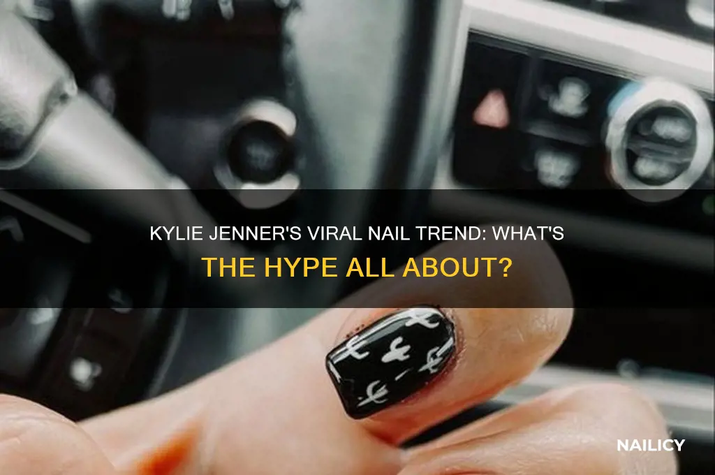 what is the kylie jenner nail thing