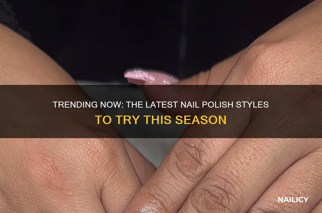 what is the latest nail polish trend