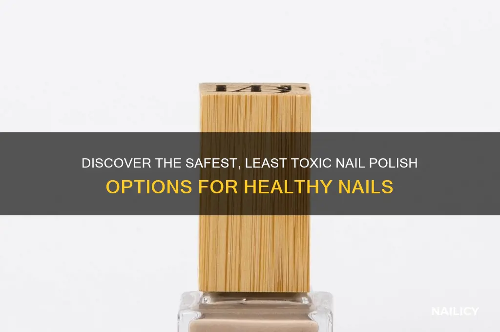 what is the least toxic nail polish