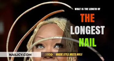 The Astonishing Length of the World's Longest Fingernail Ever Recorded