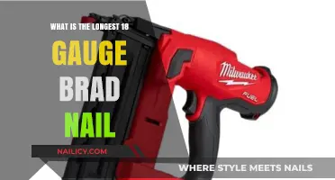 Discovering the Longest 18 Gauge Brad Nail for Your Projects