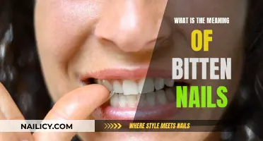 Chewed Nails: A Sign of Stress and Anxiety