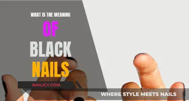 The Mystery of Black Nails: Unveiling Their Meanings