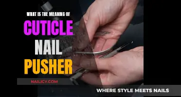 Unveiling the Mystery: Understanding the Purpose of a Cuticle Nail Pusher