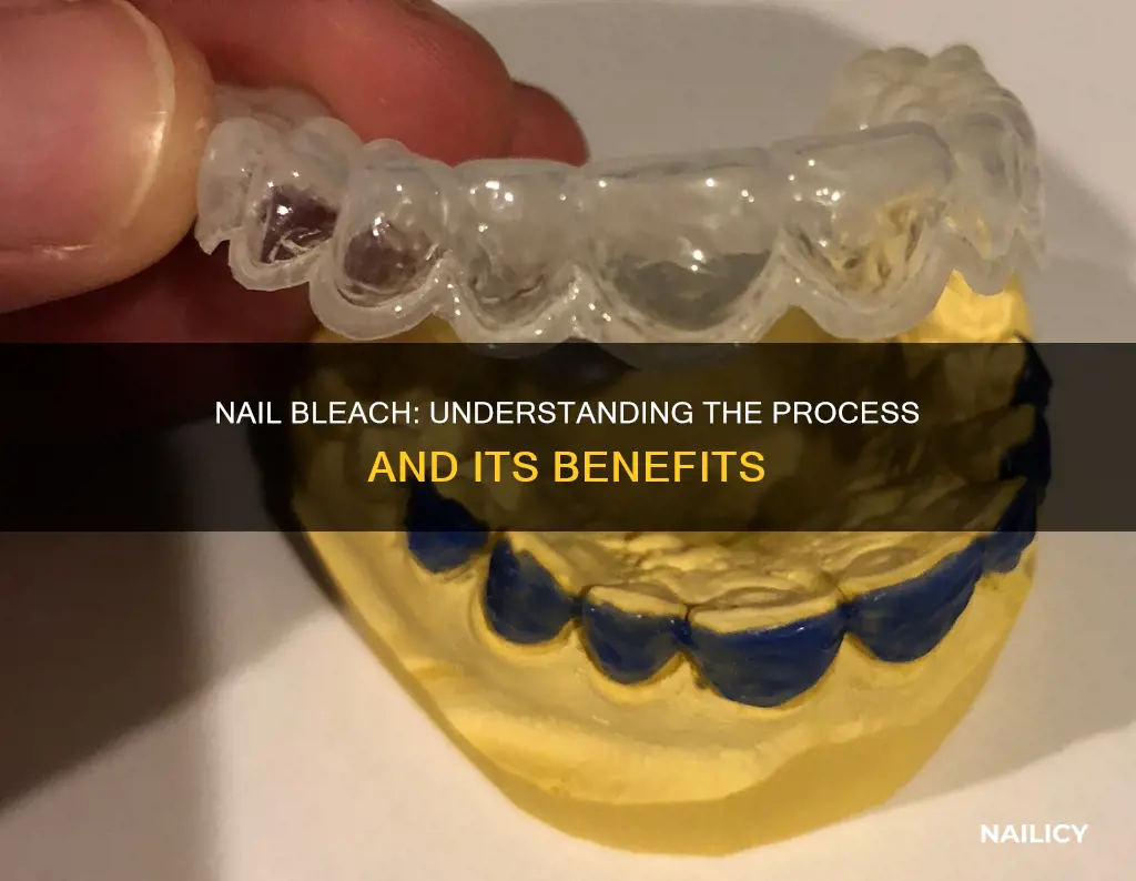 what is the meaning of nail bleach
