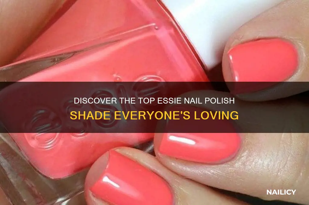 what is the most popular essie nail polish