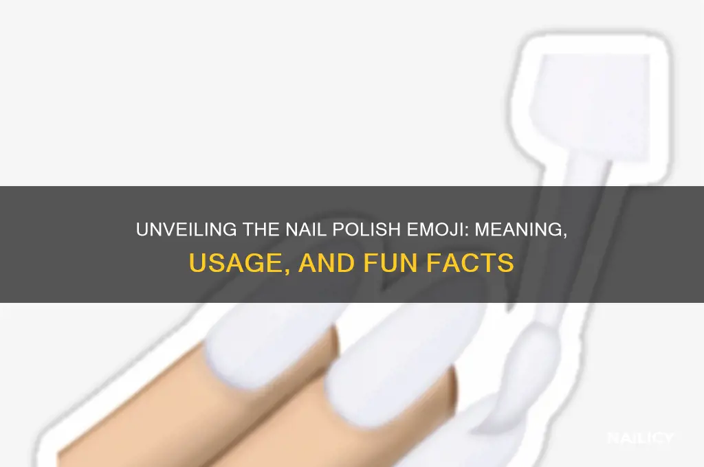 what is the nail polish emoji