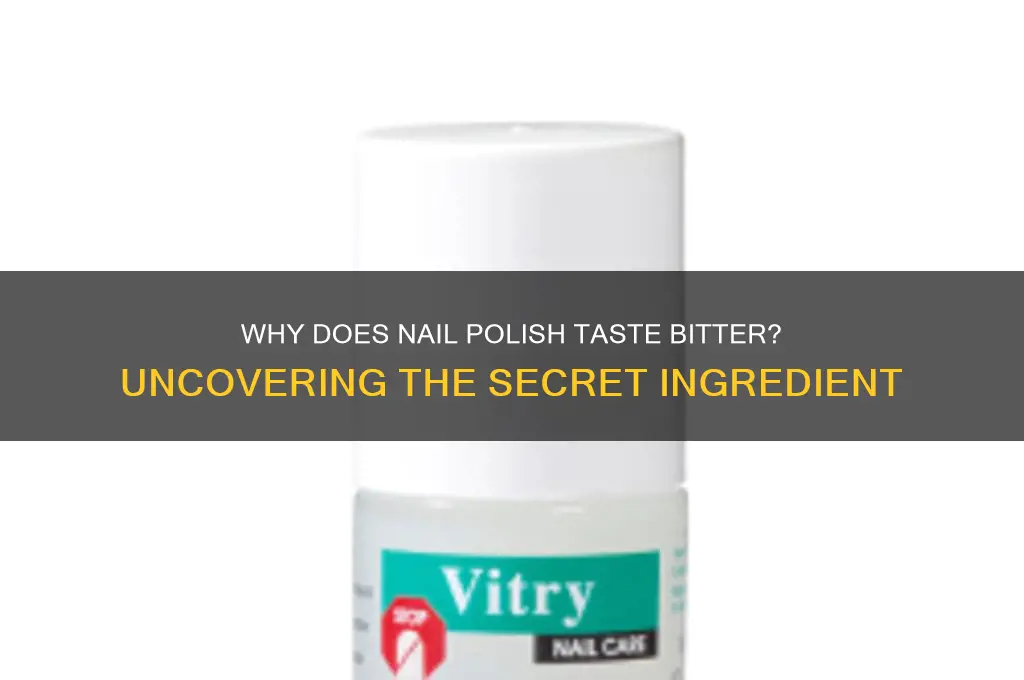 what is the nail polish that tastes bad