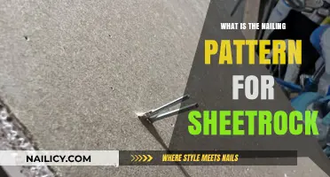 Mastering Sheetrock Installation: The Correct Nailing Pattern Explained