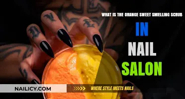 Unveiling the Orange Sweet-Scented Scrub Mystery in Nail Salons